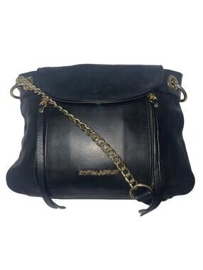 Cynthia Rowley Black Pebbled Leather Crossbody Bag - EUC